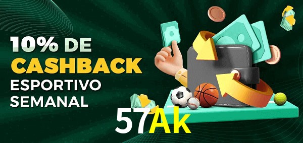 10% de bônus de cashback na 57Ak